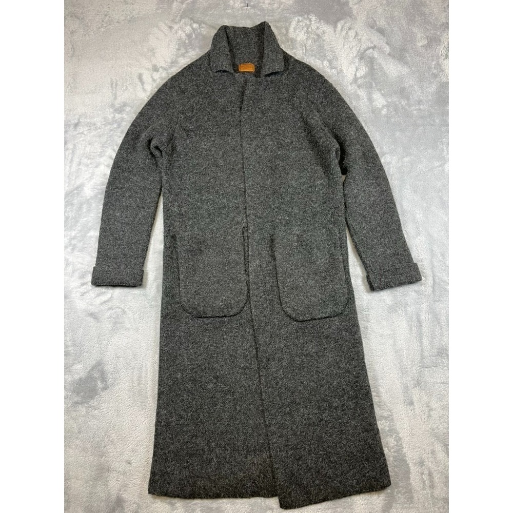 POL Cozy Soft Long Cardigan Color Gray Coat Style Oversize Size Medium